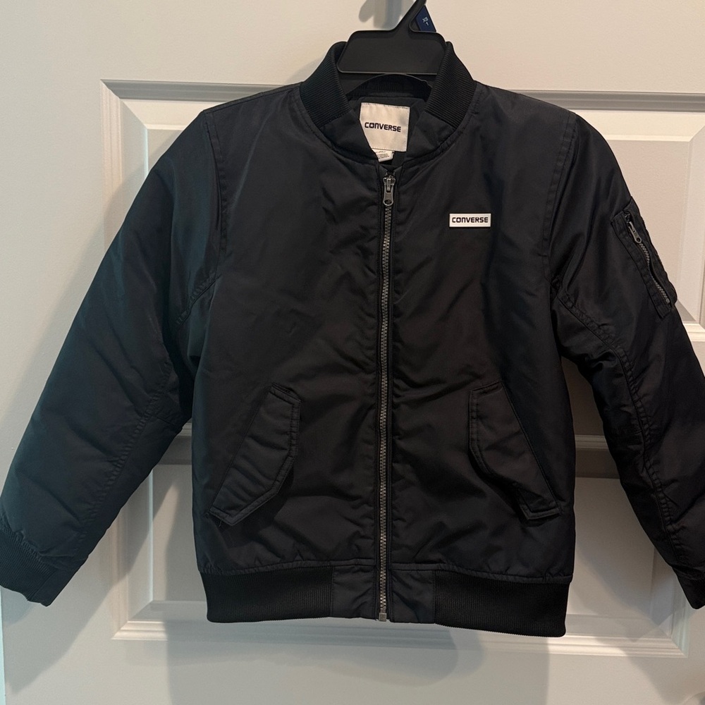 Converse Black Jacket with Logo - Picture 3 of 10